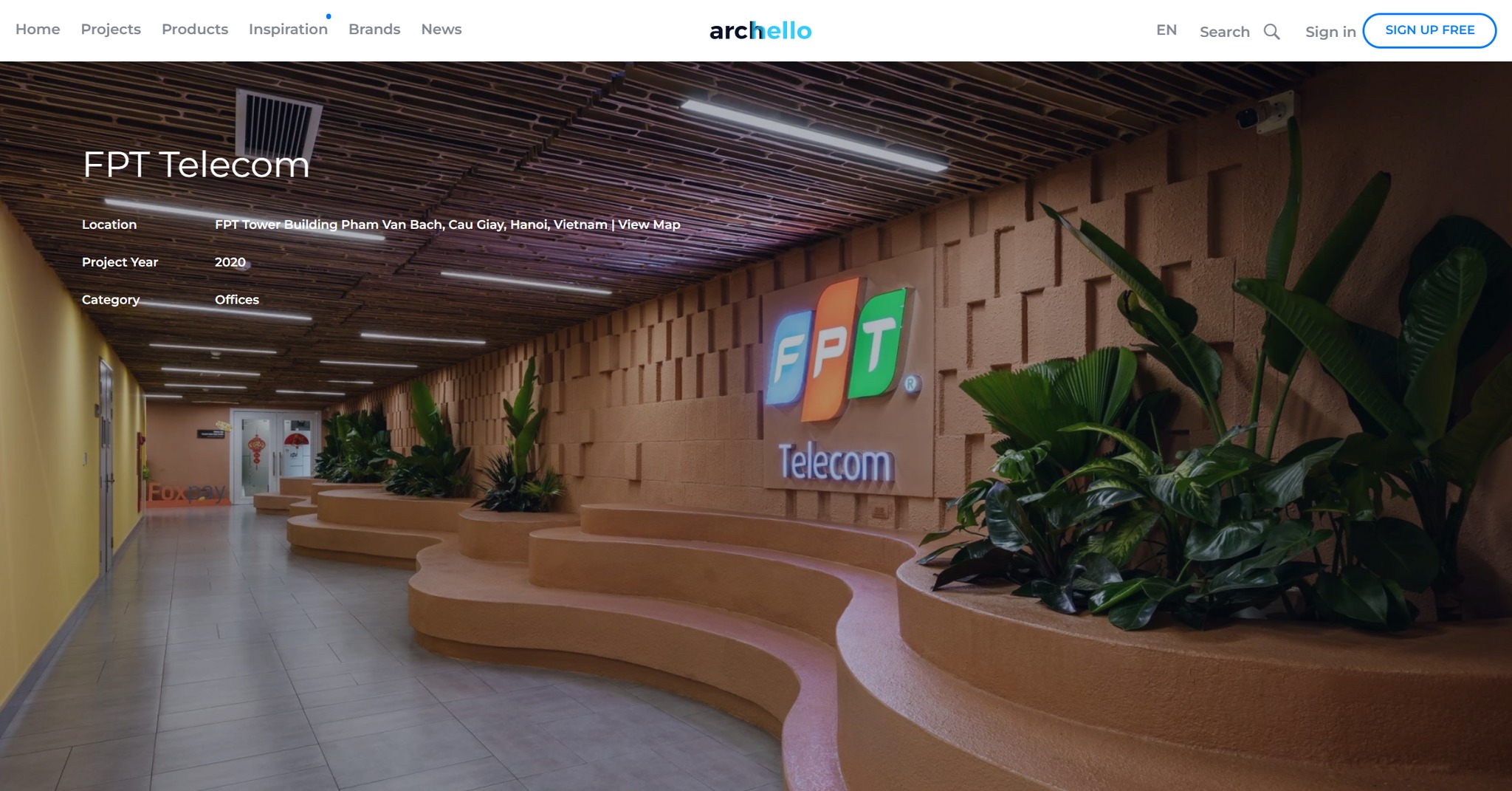 Văn phòng Ftel đăng tải trên Tạp chí kiến trúc Archello